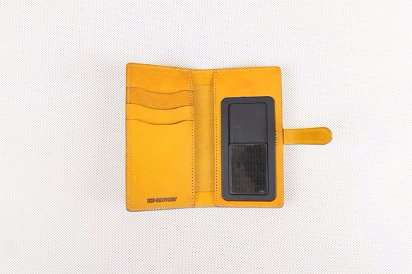 iphone 8＆7,6S保護套：意大利植物單寧鞣革普韋布洛/那不勒斯（黃色）[免費送貨] 第3張的照片