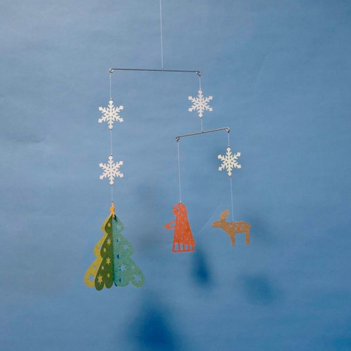 miniモビール「クリスマスC」その1 モビール 寺沼麻美 通販 4885260