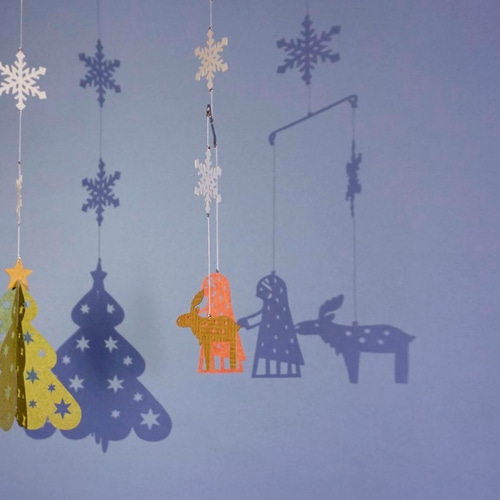 miniモビール「クリスマスC」その1 モビール 寺沼麻美 通販 4885260