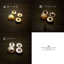姫路レザーブラック牛革 レター型カード＆名刺ケース 商品コードS-076 7枚目の画像