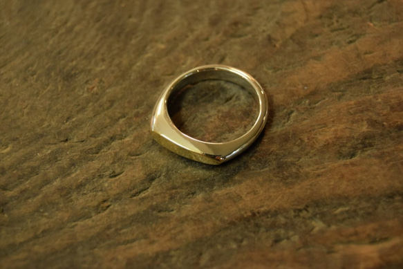 k18和銀色的組合男士/女士/禮物/可個性化/尺寸可調節/結婚戒指/ 第3張的照片