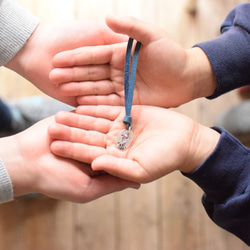 アマビエチャリティーチャーム/手作り/寄付金/シルバーチャーム/ネックレス 3枚目の画像