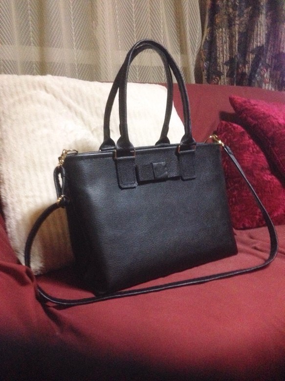 トートバッグ 牛革手縫い