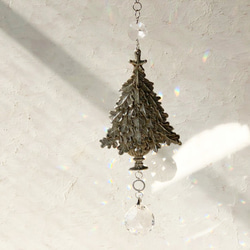 最高品質の輝き　クリスマスツリーのサンキャッチャー　40ｍｍ 10枚目の画像