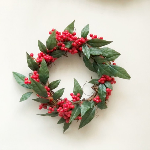 お正月リース 南天のシンプルリース リース NAORI &STARRY GARDEN 通販