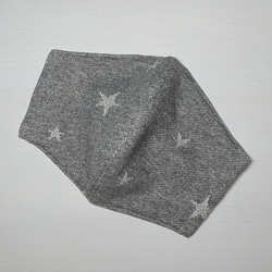 立體口罩（帶過濾袋） 三層♡厚款衛衣 星星圖案 童裝 / 女裝 / 男裝 第2張的照片