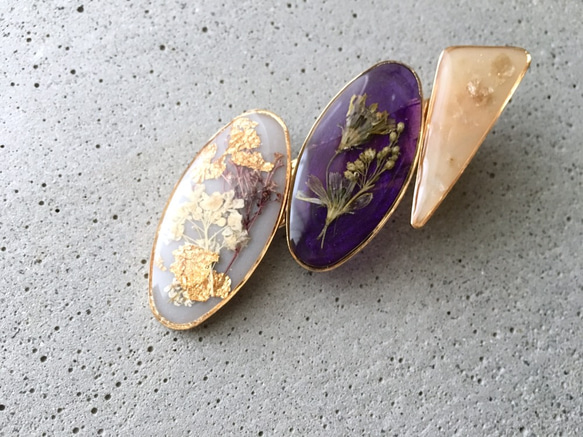 ボタニカルヘアクリップ(S) 1枚目の画像