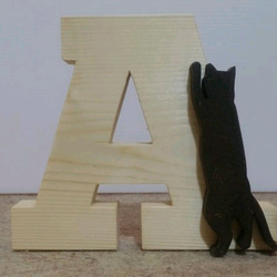 A様専用☆猫が遊ぶアルファベット文字 2枚目の画像