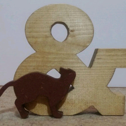 A様専用☆猫が遊ぶアルファベット文字 3枚目の画像