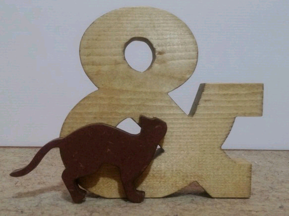 A様専用☆猫が遊ぶアルファベット文字 3枚目の画像