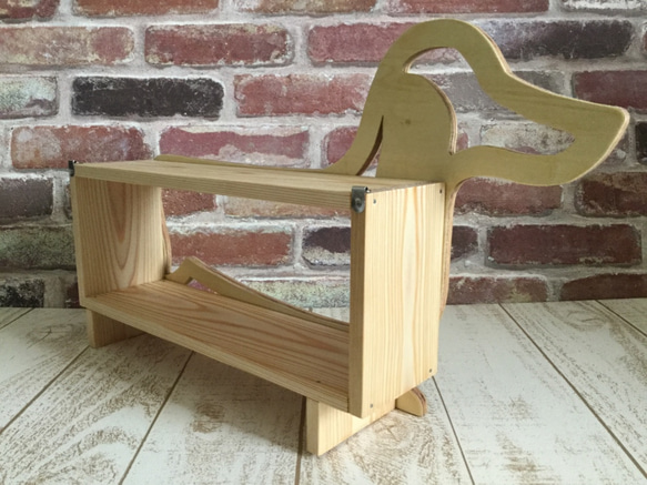 客製化 ☆ 木製 ☆ 迷你臘腸犬展示架 ☆ 壁架 ☆ 壁掛式收納 ☆ 展示櫃 ☆ 配件收納 ☆ 狗狗用品 第4張的照片