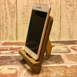 傑克羅素梗支持的手機/智慧型手機支架 深棕色 第3張的照片