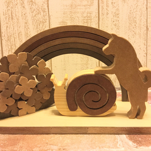 うちの子6月飾りオーダー受付ページハンドメイド梅雨犬置物