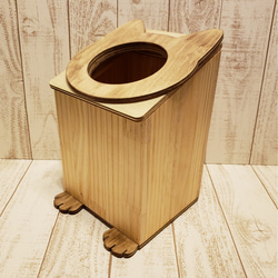 木製貓垃圾桶 | 集塵盒（可訂做，顏色可指定） 第2張的照片