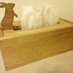 定制 ☆ 兔子玩的木製紙巾盒 ☆ MW 第1張的照片