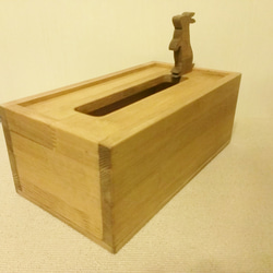 定制 ☆ 兔子玩的木製紙巾盒 ☆ MW 第4張的照片