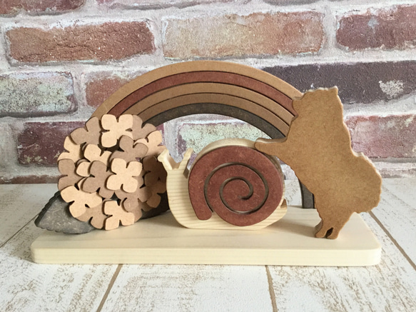 うちの子6月飾りオーダー受付ページハンドメイド梅雨犬置物