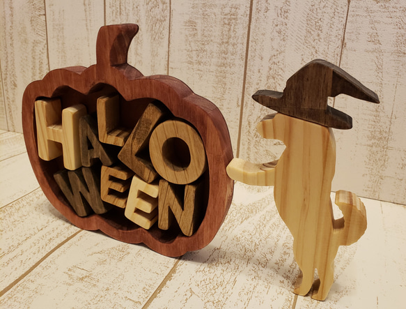 訂做☆手拿南瓜和萬聖節文字的柴犬☆萬聖節☆顏色和品種可以改！ ！ 第2張的照片