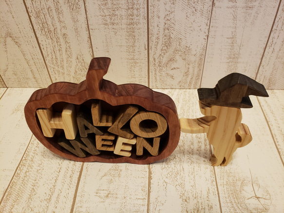 訂做☆手拿南瓜和萬聖節文字的柴犬☆萬聖節☆顏色和品種可以改！ ！ 第3張的照片