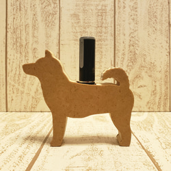 ハヤチルみぃーちゃん様❤プードル 印鑑スタンド 受注制作☆木製☆トイプードルの印鑑スタンド☆印鑑置き