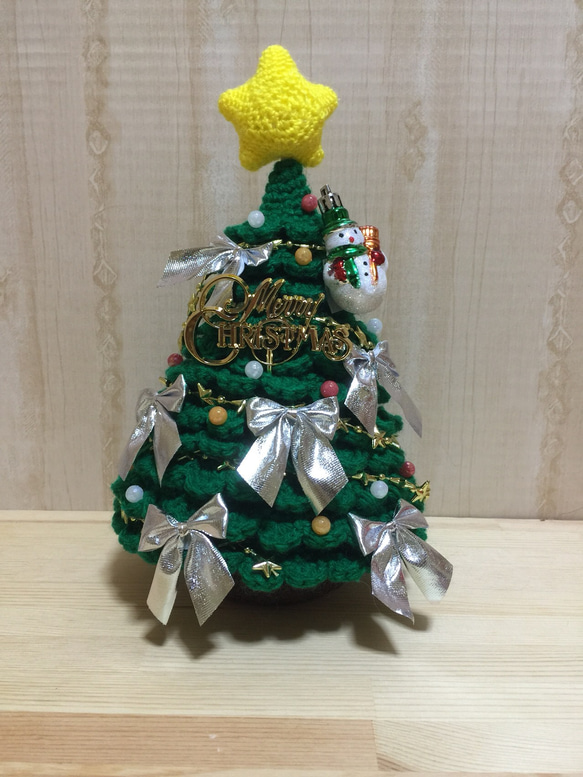 毛糸のクリスマスツリー 3枚目の画像