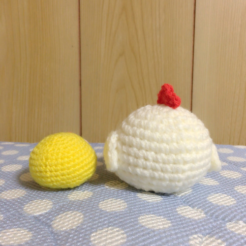 にわとり親子のあみぐるみ あみぐるみ SOREIRO 通販 3284784｜Creema