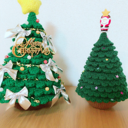 毛糸のクリスマスツリー(小) クリスマスツリー SOREIRO 通販