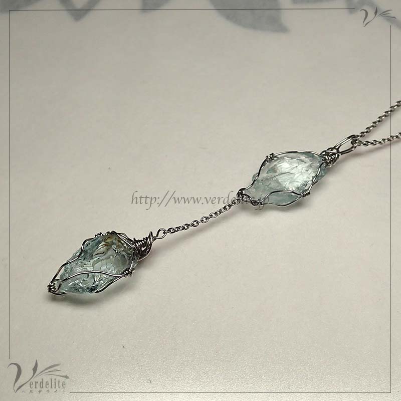 アクアマリンのネックレス　SNC05