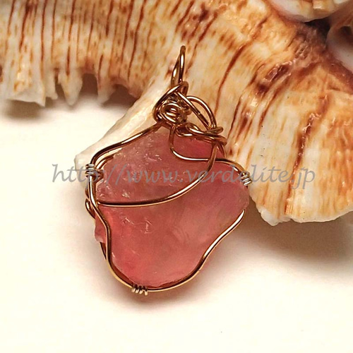 Sachi様 ローズクォーツ巻貝♡♡BIGサイズNo.1965 ローズクォーツ 巻貝