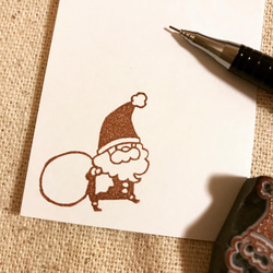 クリスマス☆彡小さなサンタクロースはんこ 1枚目の画像