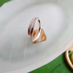 ムイム柄の小さい四角の指輪 3枚目の画像