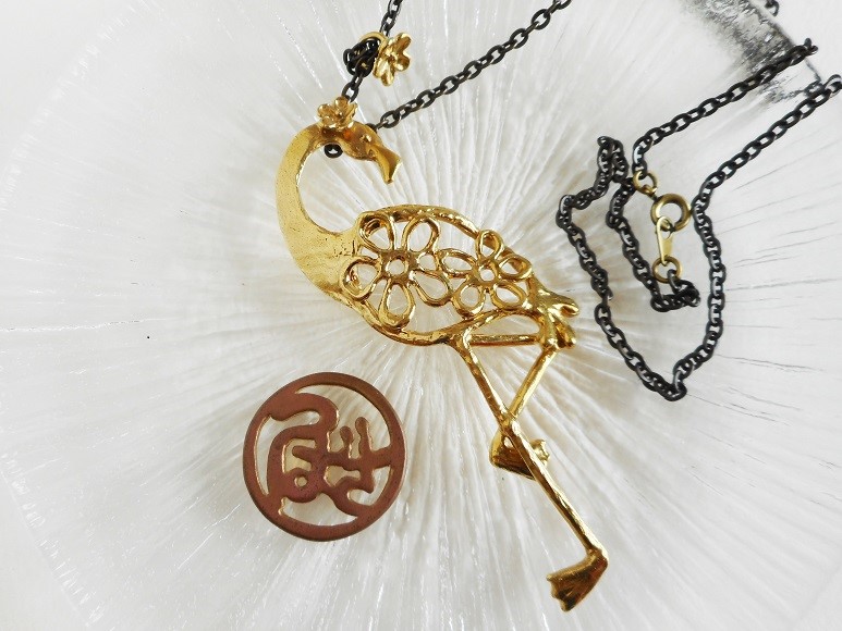 フラミンゴちゃんペンダント