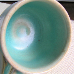 ティーカップ＆ソーサー　水色 5枚目の画像