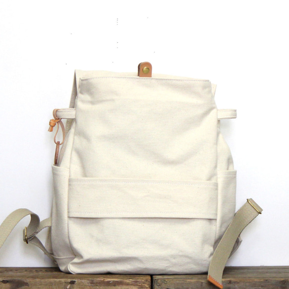 大人のランドセルリュック　loiter:生成(国産帆布リュック) ご了承ください 〇染めの帆布 TM1506349141(11440円)