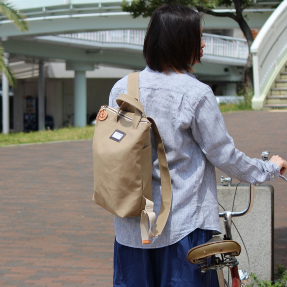 land35:マッシュルーム(倉敷帆布リュック) リュック・バックパック