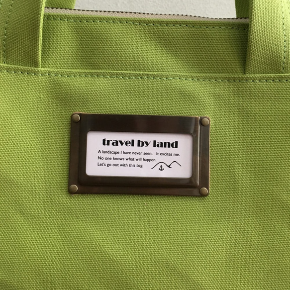 land35：Lime限定色（倉敷帆布背包） 第3張的照片