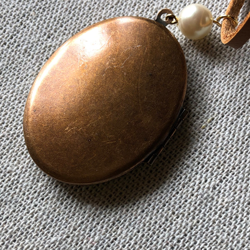 ロケットペンダント♡花模様 ネックレス・ペンダント *noraneko* 通販