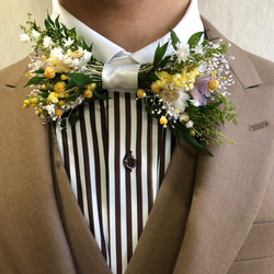 フラワー 蝶ネクタイ ご確認用です ドライフラワー蝶ネクタイ〜受注製作〜 その他オーダーメイド tru 通販