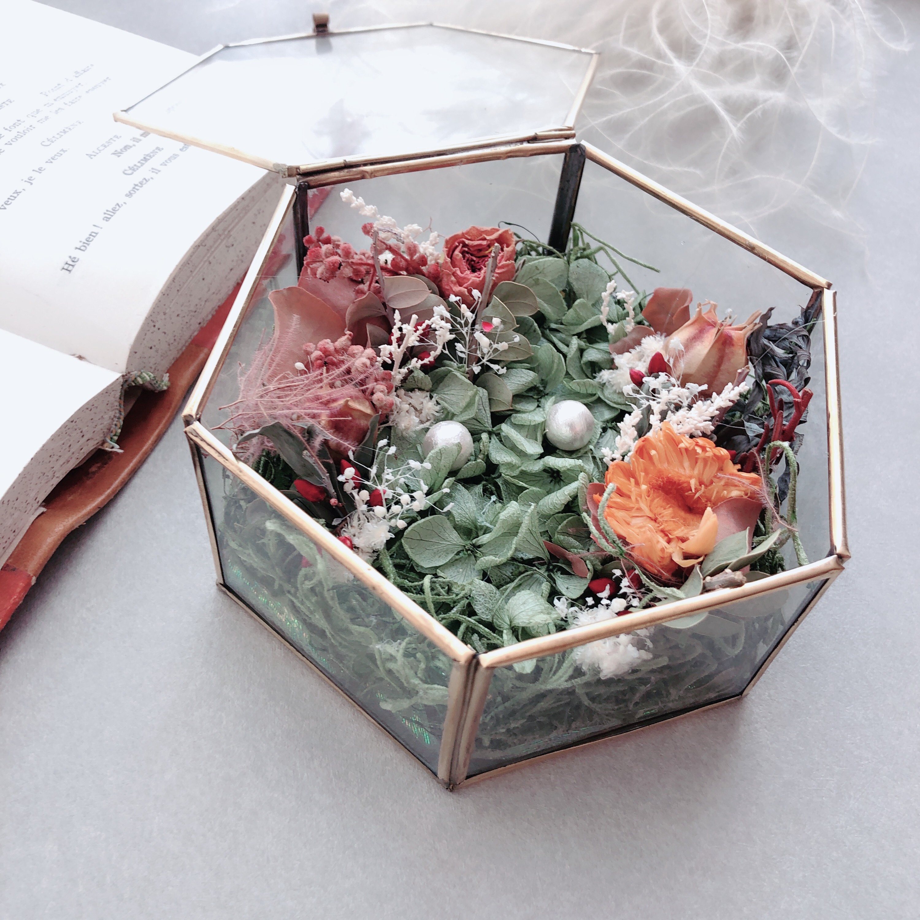 アンティーク風リングピロー　結婚指輪/プロポーズ/リングピロー/結婚式/ウェディング