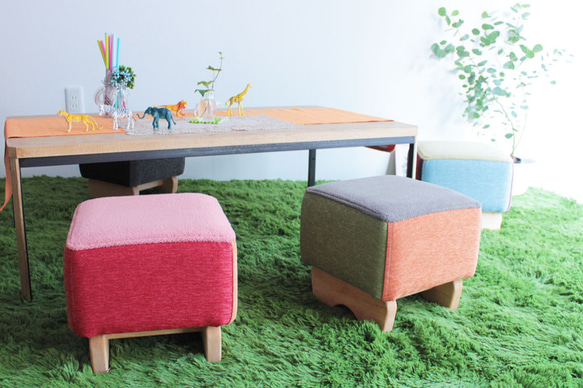 廃盤カラー美品】超低座モンペスツール/ウルフ/ルーツファクトリ 廃盤