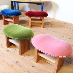 【廃盤カラー美品】超低座モンペスツール/ウルフ/ルーツファクトリ 廃盤カラー美品】超低座モンペスツール/ウルフ/ルーツファクトリ