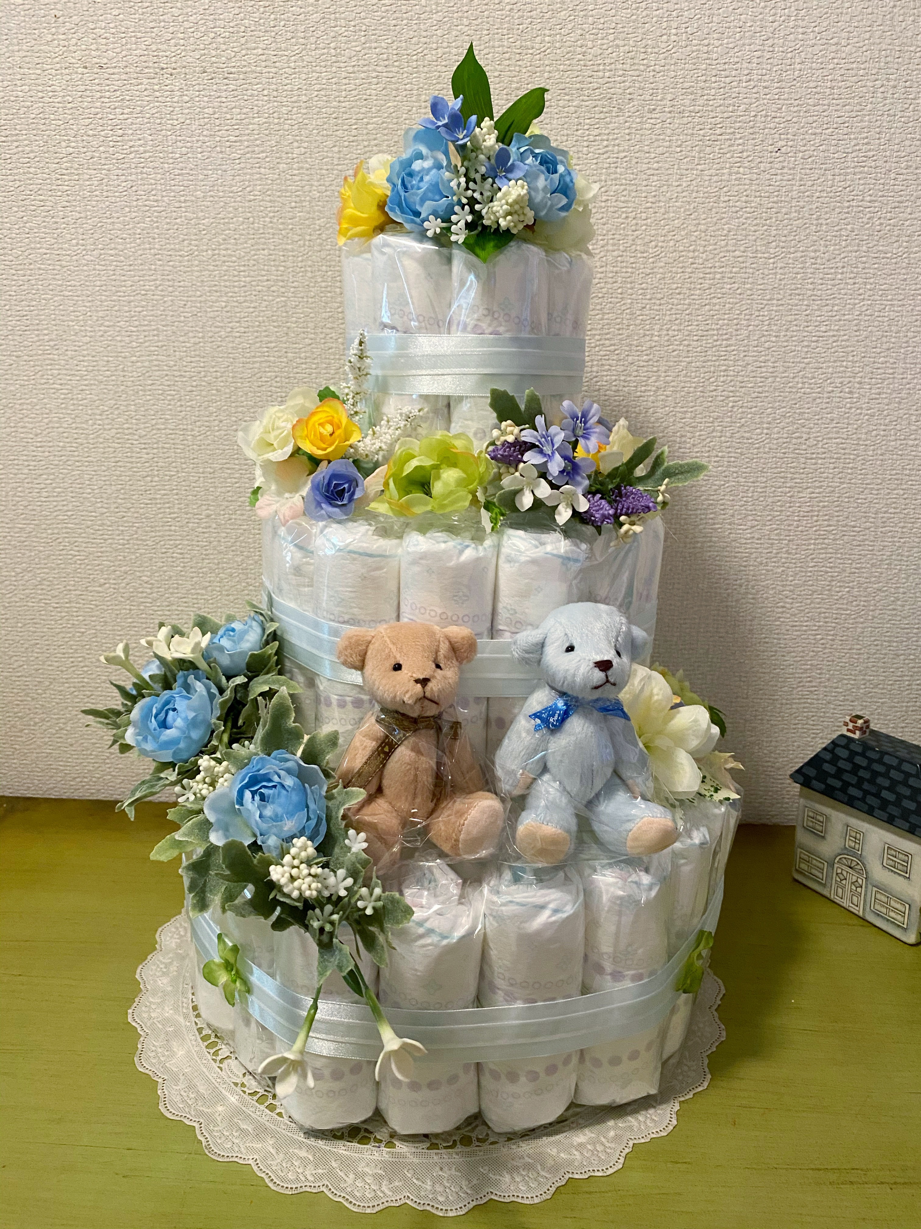 Mi-♡専用　おむつケーキ双子ちゃん2点