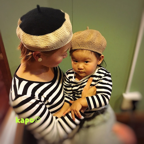 コットンベレー帽ニット帽どんぐり帽子