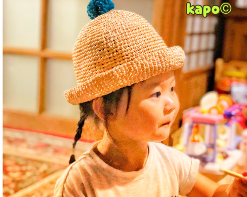 raro 夏に大人気の麦わらターバン 1_fce57eb2145b5ac26f43b16467e2