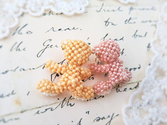 レシピ　テディベア「ビケット」 ビーズモチーフ（プリント・PDF） 3枚目の画像