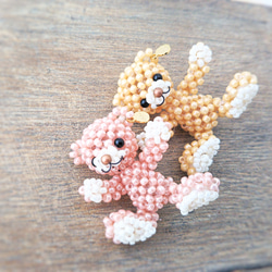 レシピ　テディベア「ビケット」 ビーズモチーフ（プリント・PDF） 5枚目の画像