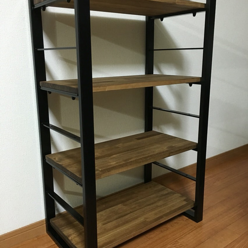 楽天市場】ヴィンテージスタイルのアイアンシェルフ（幅60cm ブラウン） ニトリ メーカー直送・送料無料 : ニトリ
