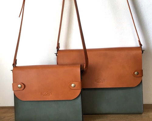ヌメ革 ショルダーバッグ レトロ スイス campa natura