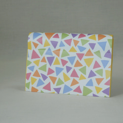紙のカードケース「三角形（手書き）」 1枚目の画像