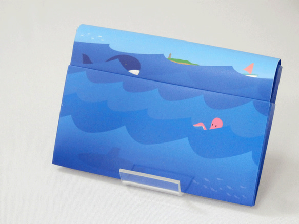 紙のカードケース　「海」 1枚目の画像